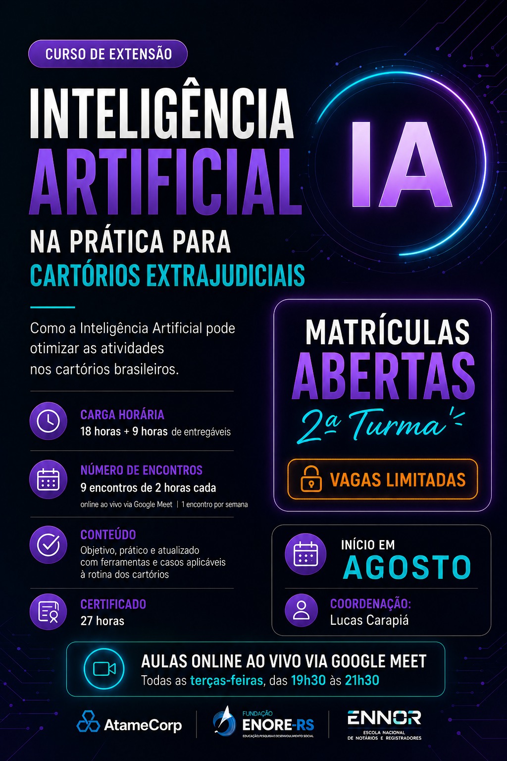 Inteligência Artificial na Prática para Serventias Extrajudiciais - 2ª Turma